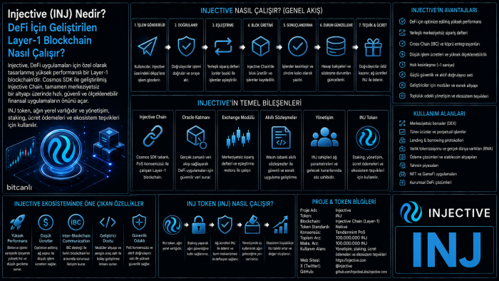 Injective (INJ) Nedir? DeFi İçin Geliştirilen Layer-1 Blockchain Nasıl Çalışır?